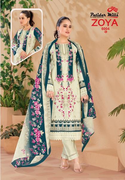 Patidar zoya vol-6 wholesale dress materials catalogue with price